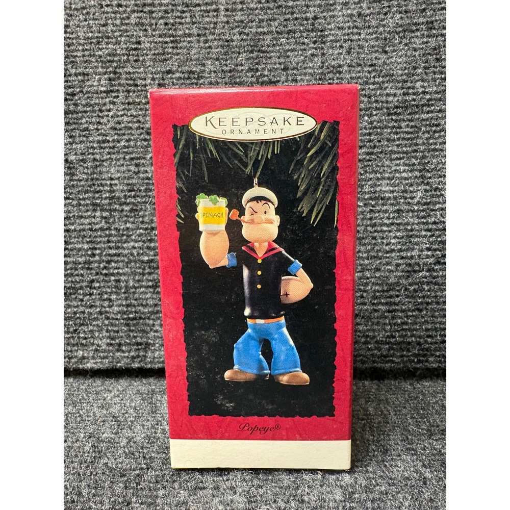 Hallmark Keepsake Ornament Popeye the Sailor Man Vintage 1994 Handcrafted Boxed